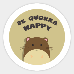 be quokka happy Sticker